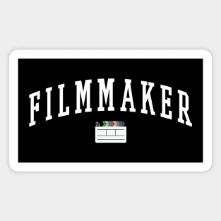 Filmmaker Vintage Varsity Clapperboard Magnet